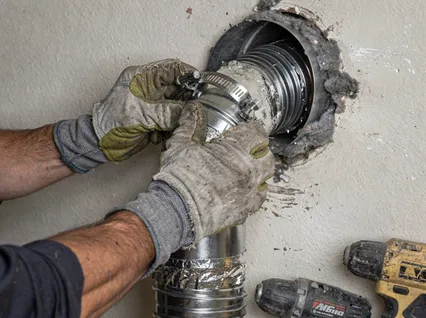 Dryer Vent Hose Installation in Sharon