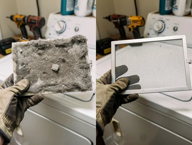 Professional lint trap cleaning by Sharon Dryer Vent Cleaning in Sharon