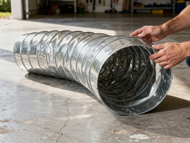 Sharon Dryer Vent Cleaning specialist using advanced equipment for thorough duct cleaning in Sharon