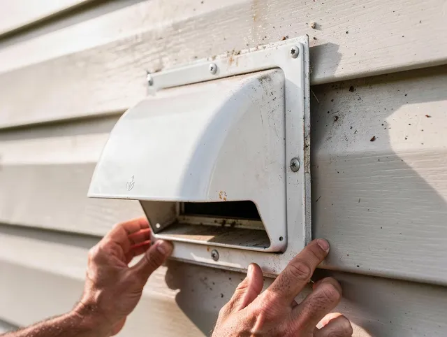 Sharon Dryer Vent Cleaning technician delivering thorough residential dryer vent cleaning service in Sharon